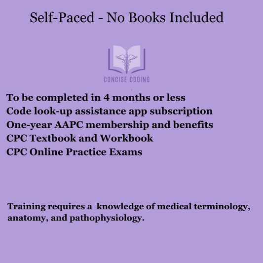 Self Paced Online - no books included